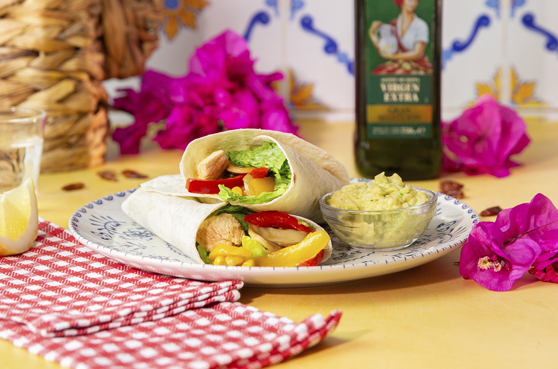 Fajitas de pollo