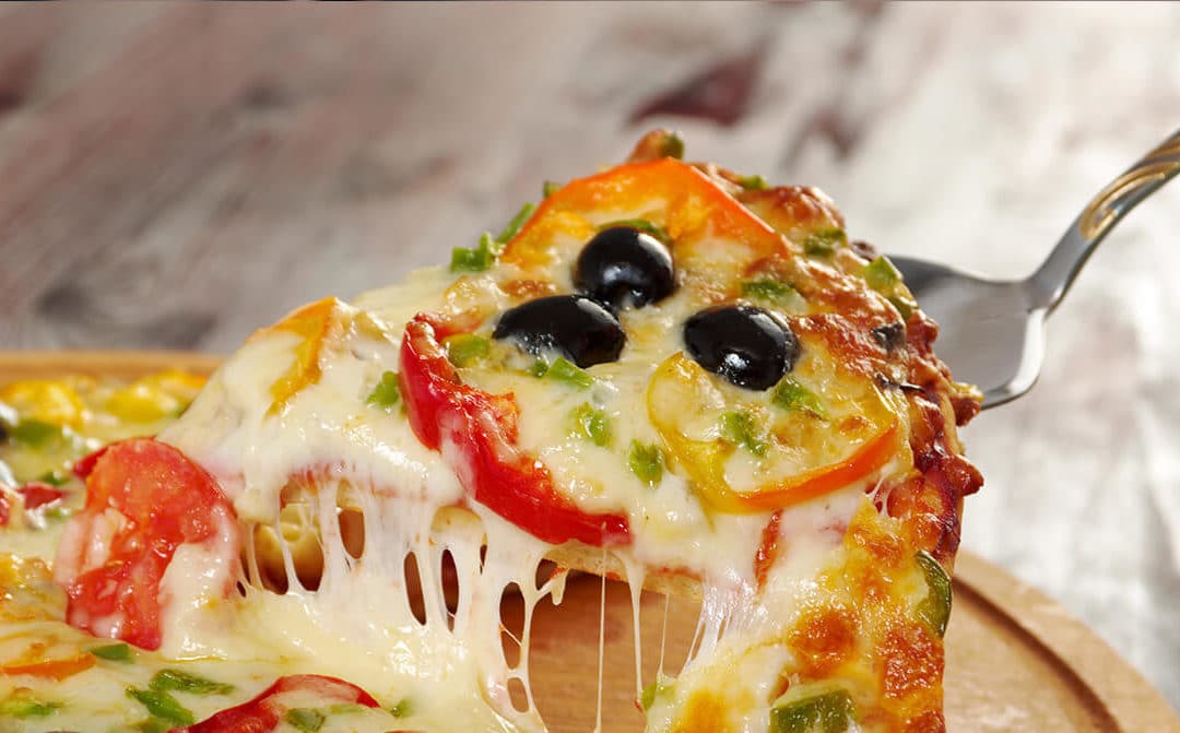Pizza con harina de soja - Recetas La Española Pizza con harina de soja - Recetas La Española