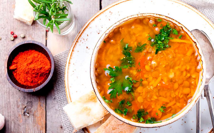 Lentejas con arroz