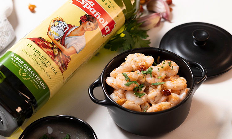 receta de gambas al ajillo