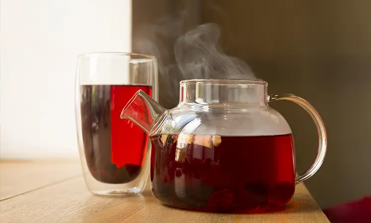 agua caliente infusiones